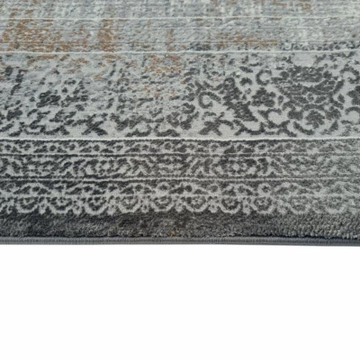 Szőnyeg 80x150 cm STEFANO - szürke / barna