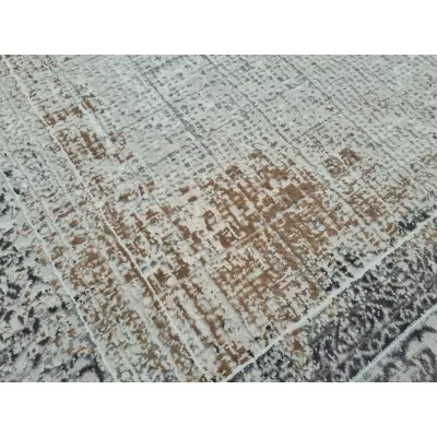 Szőnyeg 80x150 cm STEFANO - bézs / arany / fekete