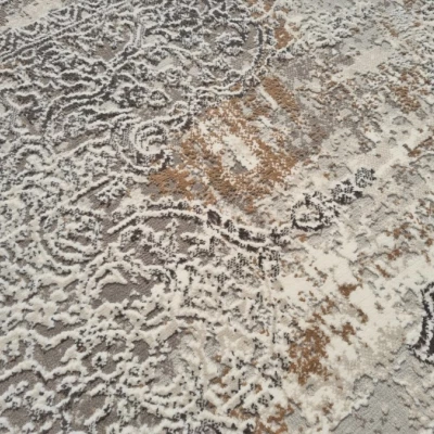 Szőnyeg 160x220 cm STEFANO - bézs / arany