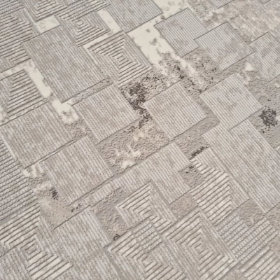 Szőnyeg 160x220 cm STEFANO - barna / arany