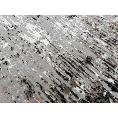 Téglalap alakú szőnyegdarab 160x220 cm STEFANO - szürke / fekete