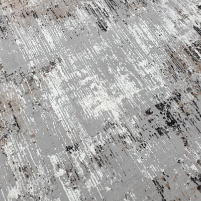 Téglalap alakú szőnyegdarab 160x220 cm STEFANO - szürke / fekete