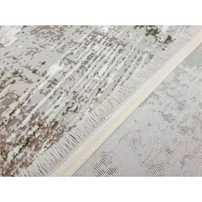 Téglalap alakú szőnyegdarab 180x260 cm STEFANO - zöld / krémszínű