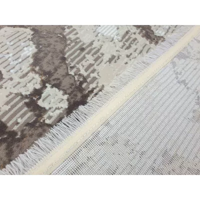 Téglalap alakú szőnyeg 80x150 cm STEFANO - krém / arany