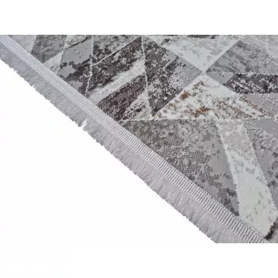 Téglalap alakú szőnyeg 200x290 cm STEFANO - szürke / arany