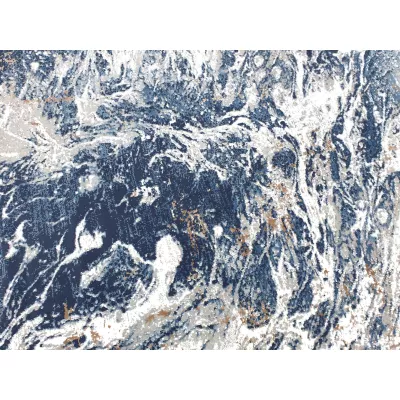 Téglalap alakú szőnyeg 200x290 cm STEFANO - szürke / kék