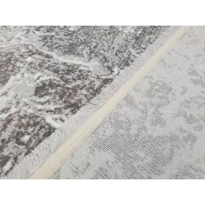 Téglalap alakú szőnyeg 80x150 cm STEFANO - fehér / arany
