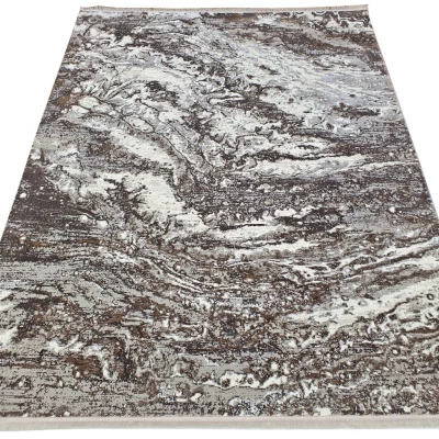 Téglalap alakú szőnyeg 80x150 cm STEFANO - bézs / arany