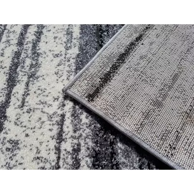 Darab szőnyeg 140x190 cm RAMIRO - szürke / fehér