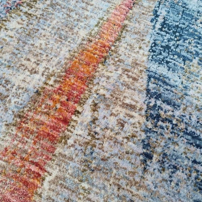 FRANCO szőnyegdarab 200x290 cm - kék / többszínű