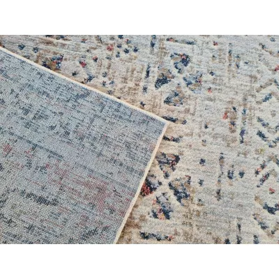Mintás szőnyegdarab 200x290 cm FRANCO - kék / bézs