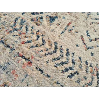 Mintás szőnyegdarab 120x170 cm FRANCO - kék / bézs