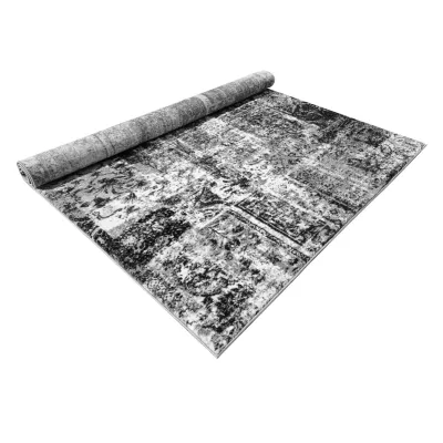 Szőnyegdarab 140x190 cm DEMIAN - szürke / fehér