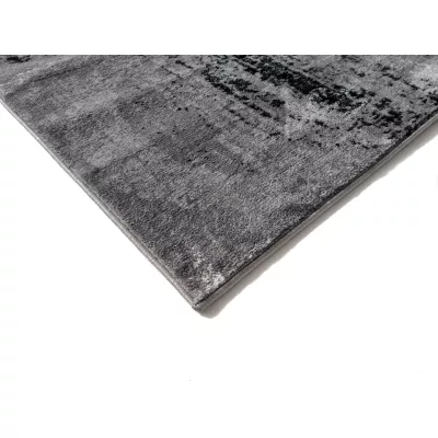 Absztrakt szőnyegdarab 160x220 cm DEMIAN - szürke / fehér / fekete