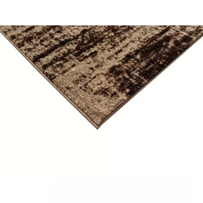 Absztrakt szőnyegdarab 200x290 cm DEMIAN - barna / fehér / fekete