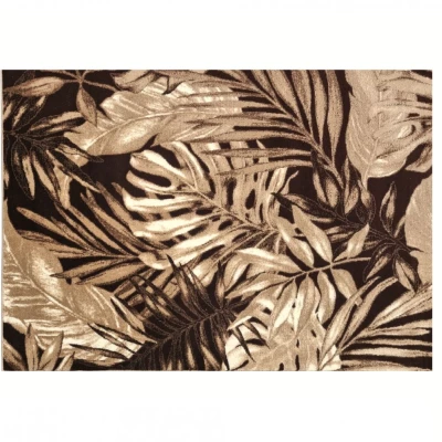 Mintás szőnyegdarab 140x190 cm DEMIAN - barna / bézs