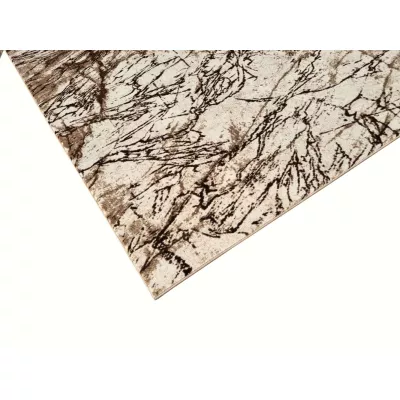 Modern szőnyegdarab 160x220 cm DEMIAN - barna / bézs / fekete