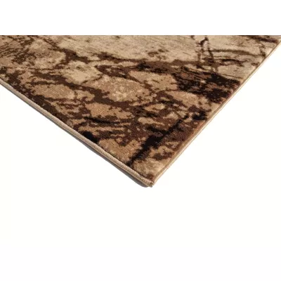 Modern szőnyegdarab 160x220 cm DEMIAN - barna / bézs / fekete