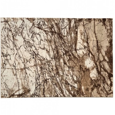 Modern szőnyegdarab 160x220 cm DEMIAN - barna / bézs / fekete