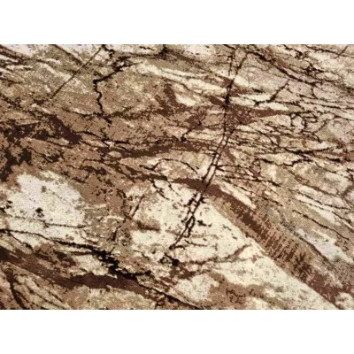 Modern szőnyegdarab 160x220 cm DEMIAN - barna / bézs / fekete