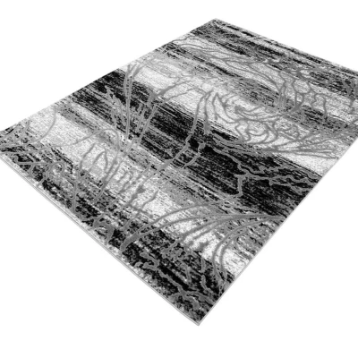 Modern szőnyegdarab 200x290 cm DEMIAN - szürke / fekete / fehér