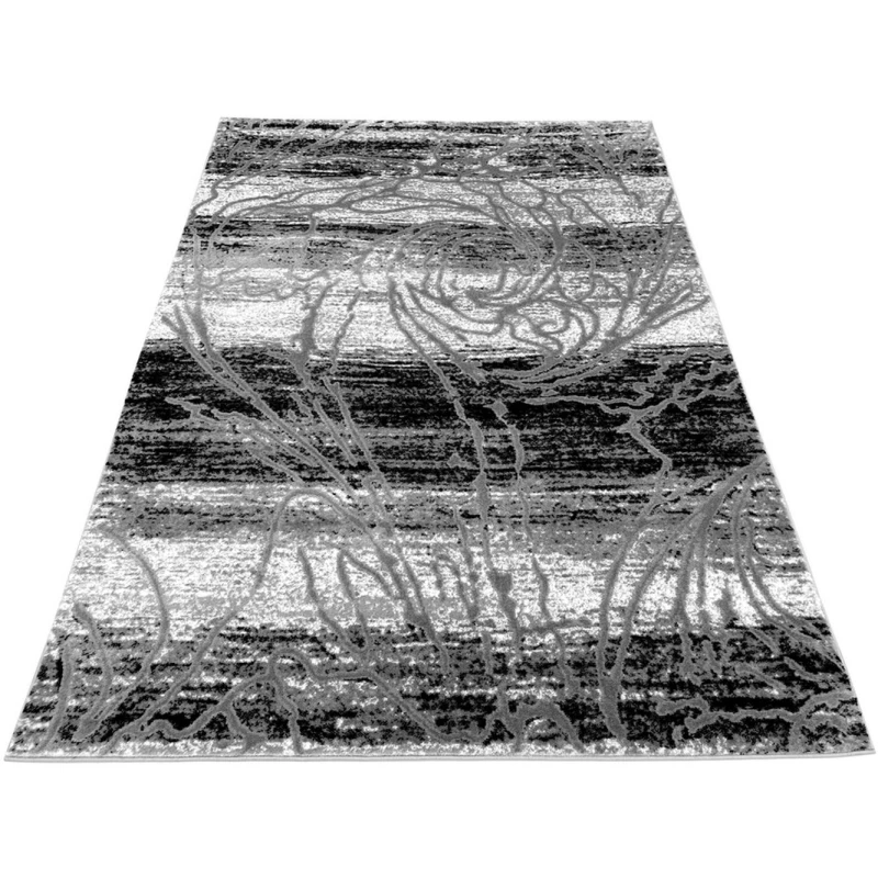 Modern szőnyegdarab 200x290 cm DEMIAN - szürke / fekete / fehér