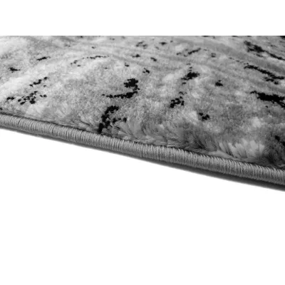 Modern szőnyegdarab 160x220 cm DEMIAN - szürke / fekete / fehér