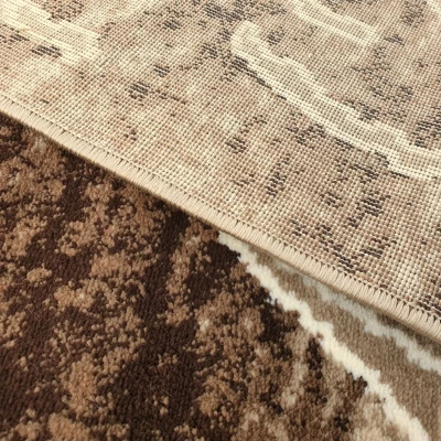 Modern szőnyegdarab 200x400 cm DEMIAN - bézs / barna