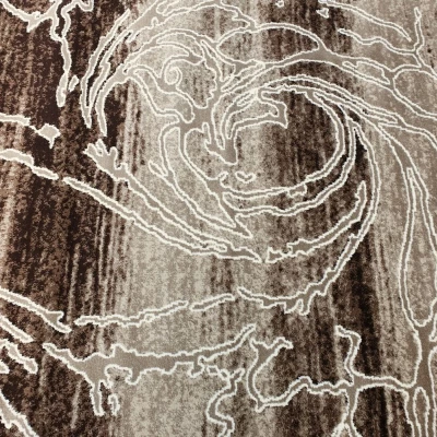 Modern szőnyegdarab 140x190 cm DEMIAN - bézs / barna
