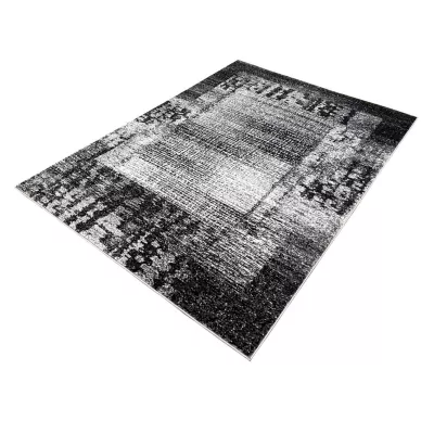 Szőnyegdarab 200x290 cm DEMIAN - szürke / fehér / fekete