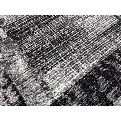 Szőnyegdarab 200x290 cm DEMIAN - szürke / fehér / fekete