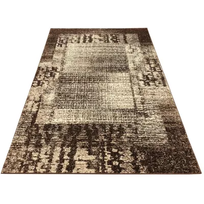 Szőnyegdarab 160x220 cm DEMIAN - barna / bézs