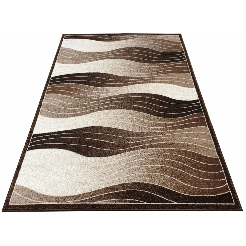 Modern szőnyegdarab 200x290 cm DEMIAN - barna / bézs
