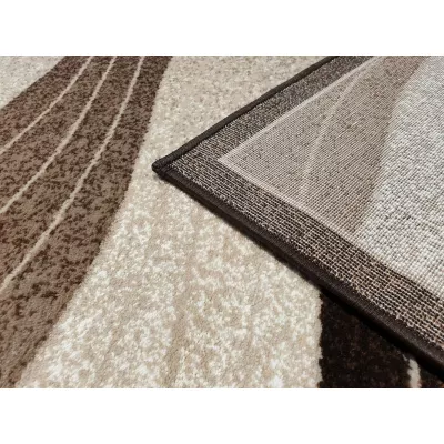Modern szőnyegdarab 160x220 cm DEMIAN - barna / bézs