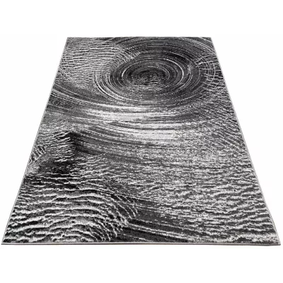 Absztrakt szőnyegdarab 200x290 cm DEMIAN - szürke / fehér