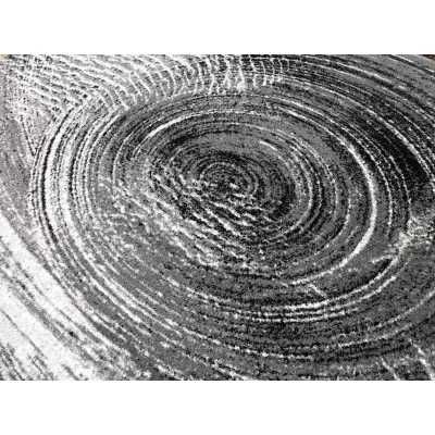 Absztrakt szőnyegdarab 200x290 cm DEMIAN - szürke / fehér