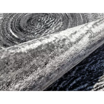 Absztrakt szőnyegdarab 200x290 cm DEMIAN - szürke / fehér
