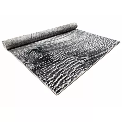 Absztrakt szőnyegdarab 200x290 cm DEMIAN - szürke / fehér