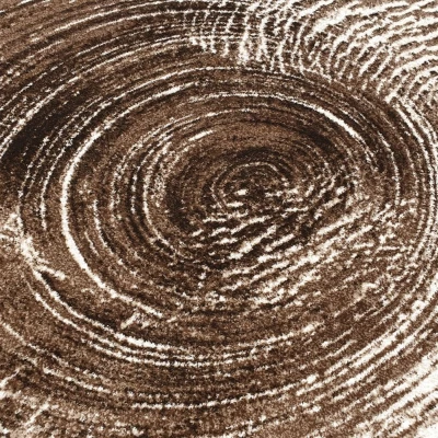 Absztrakt szőnyegdarab 200x290 cm DEMIAN - barna / bézs