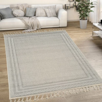 Szőnyeg 80x250 cm ERWIN téglalap alakú - krémszínű
