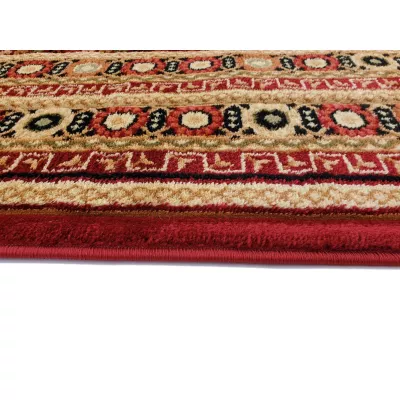 Keleti darab szőnyeg 250x350 cm ASTOR - piros / bézs