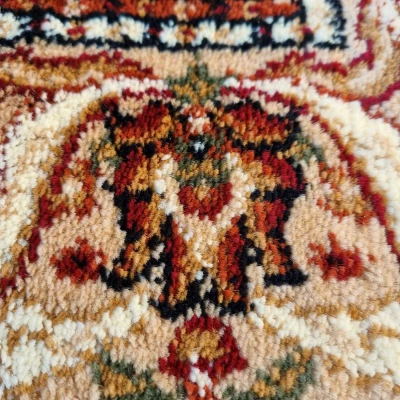 Szőnyeg 60x100 cm LUCHO ovális - krémszínű