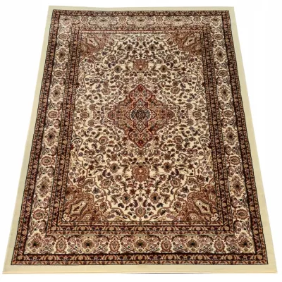 Keleti szőnyegdarab 160x220 cm LUCHO - krémszínű