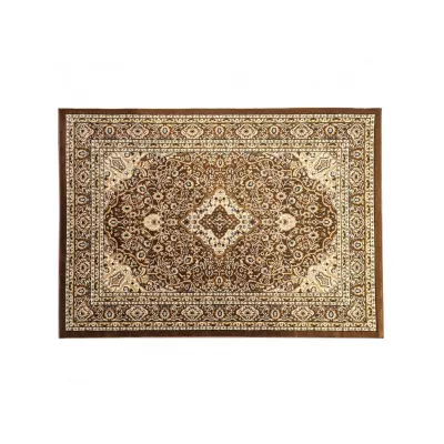 Keleti darab szőnyeg 140x190 cm LUCHO - barna