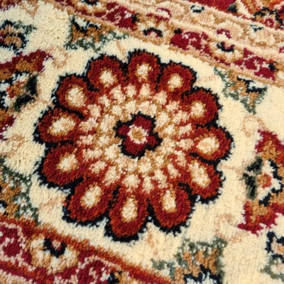 Mintás szőnyegdarab 160x220 cm LUCHO - piros