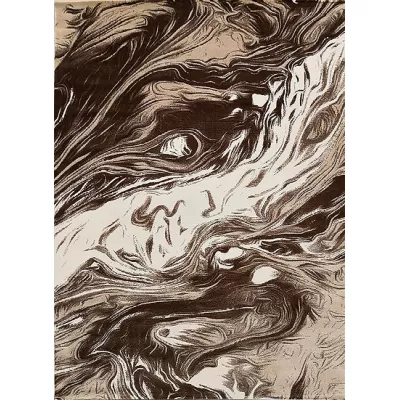 Modern szőnyegdarab 80x150 GALT 5 - bézs / barna