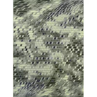 Modern szőnyegdarab 200x290 GALT 10 - szürke / kék