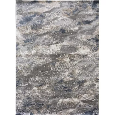 Téglalap alakú szőnyegdarab 140x190 COVINA 1 - fehér / szürke / kék