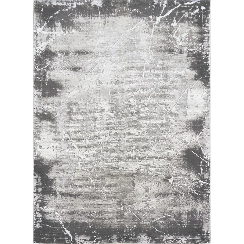 Téglalap alakú szőnyegdarab 140x190 COVINA 2 - fehér / szürke