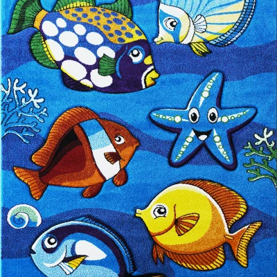 Gyerekszoba szőnyeg 120x180 DORRIS 2 - kék